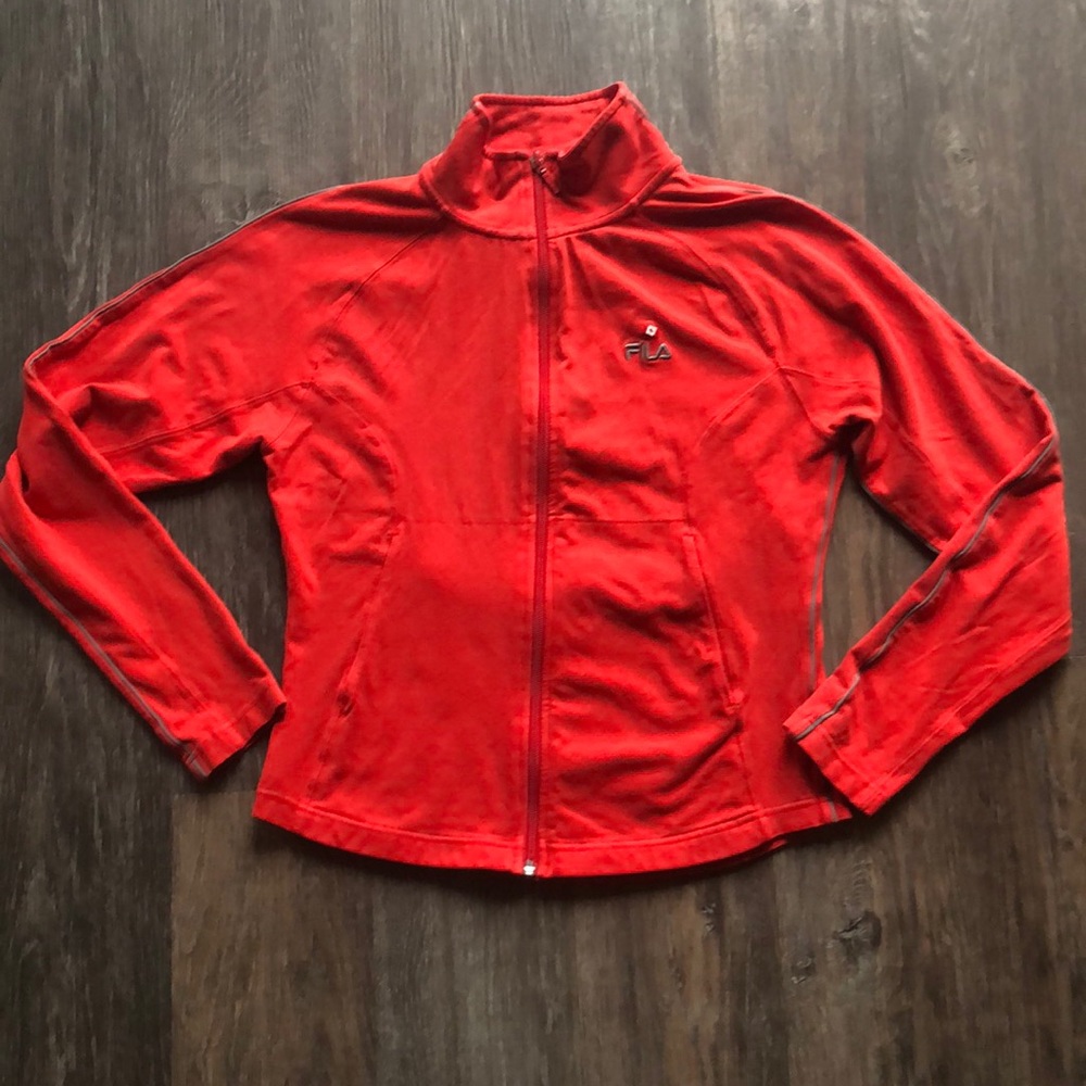 Women’s Fila Zip Up Active Jacket Sz L